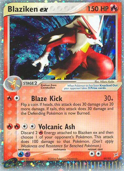 Blaziken ex #89 — Team Magma vs Team Aqua