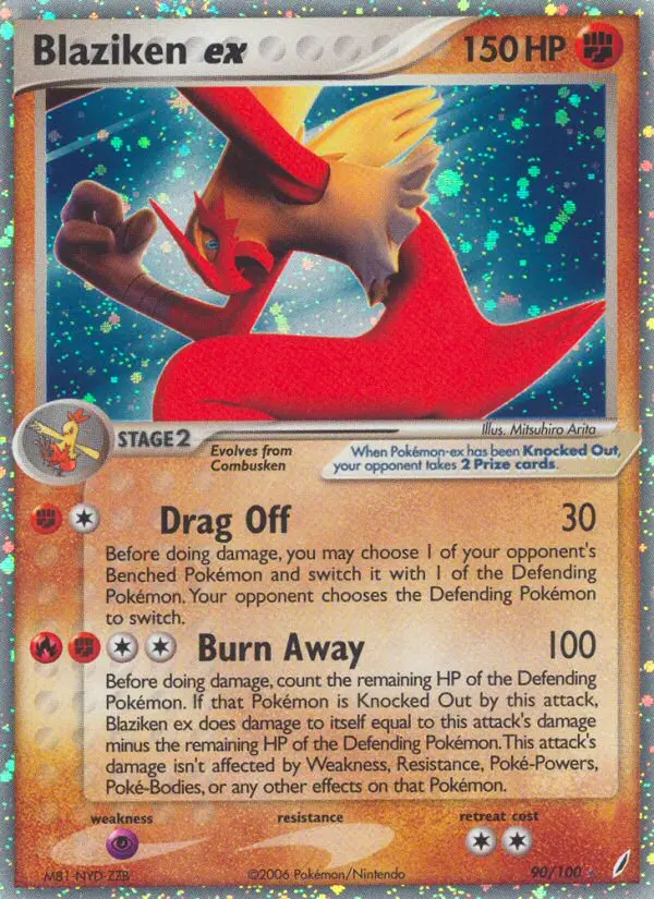 Blaziken ex #90 — EX Guardiani dei Cristalli