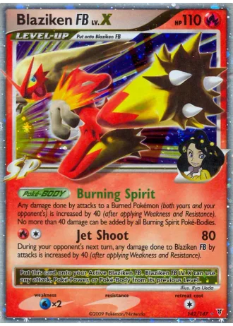 Blaziken FB LV.X #142 — Supreme Victors