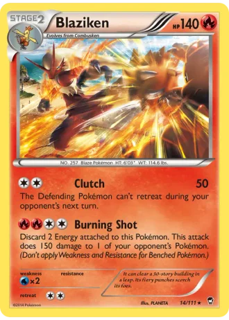 Blaziken (National Championships 2014-15) #14/111 — Furious Fists