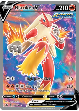 Blaziken V #161/198 — Chilling Reign