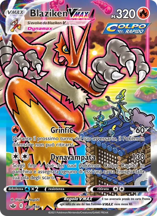 Blaziken VMAX #201 — Regno Glaciale