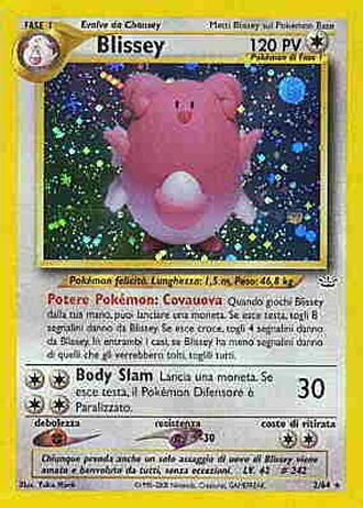 Blissey (1ª Edizione) #2/64 — Neo Revelation (1ª Edizione)