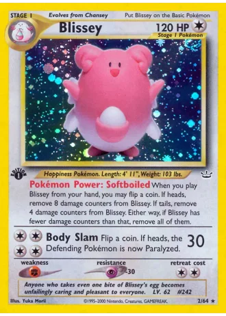 Blissey #2/64 — Neo Revelation