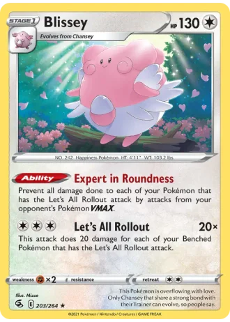 Blissey #203 — Fusion Strike