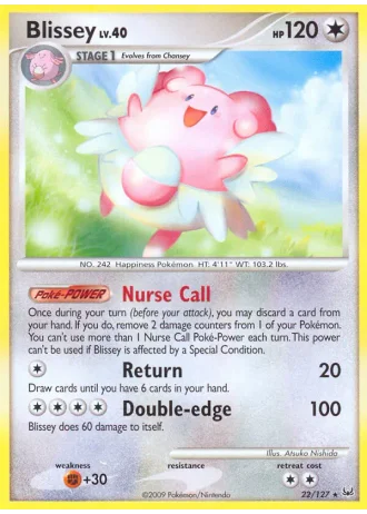 Blissey #22 — Platinum