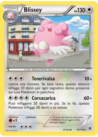Blissey #81/119 — Forze Spettrali