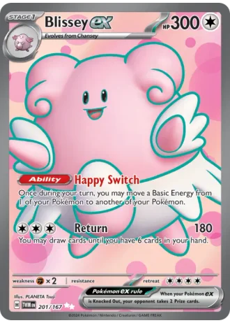 Blissey ex #201 — Twilight Masquerade