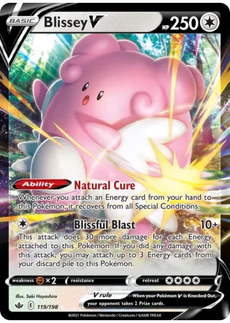 Blissey V #119/198 — Chilling Reign