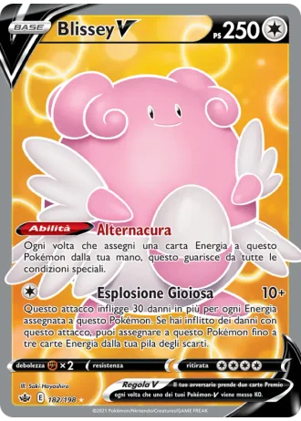 Blissey V #182 — Regno Glaciale