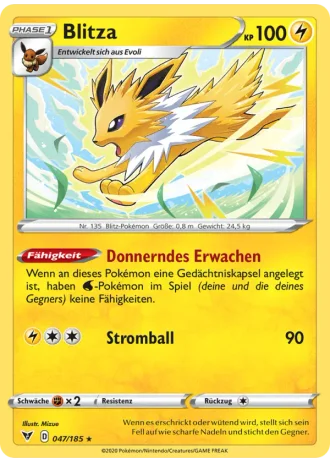 Blitza #47/185 — Farbenschock