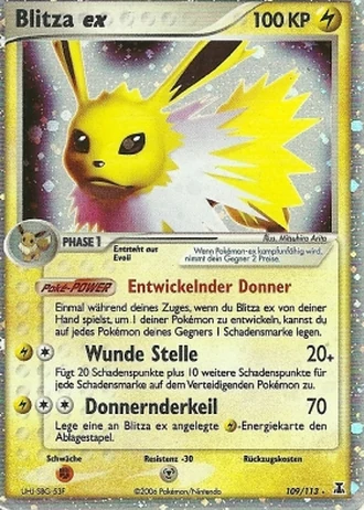 Blitza ex #109/113 — EX Delta Species