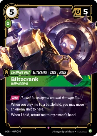 Blitzcrank, Impassive #067/298 — Origins