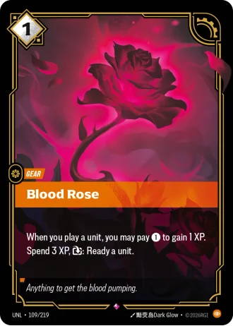 Blood Rose #109/219 — Unleashed