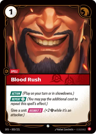 Blood Rush #003/221 — Spiritforged
