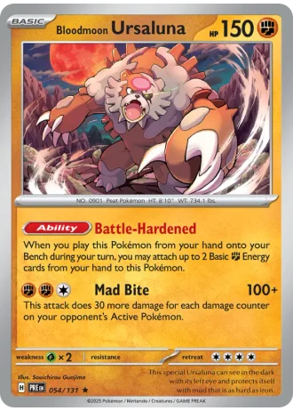 Bloodmoon Ursaluna #054/131 — Prismatic Evolutions