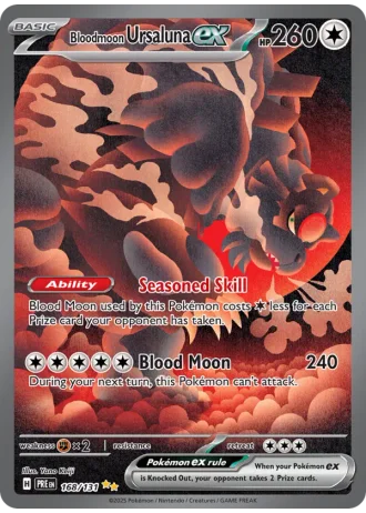 Bloodmoon Ursaluna ex #168/131 — Prismatic Evolutions