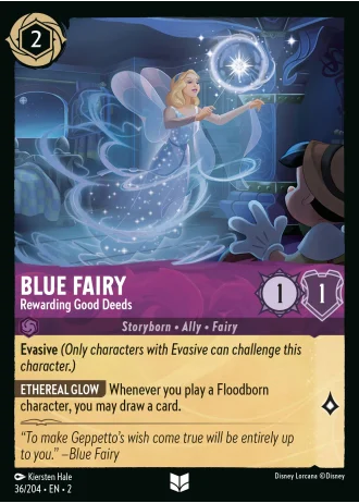 Blue Fairy - Rewarding Good Deeds #36/204 — Rise of the Floodborn
