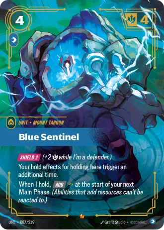 Blue Sentinel #087/219 — Unleashed