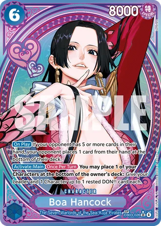 Boa Hancock (EB03-026) (Alternative Art 2) — ONE PIECE Heroines Edition (EB03)