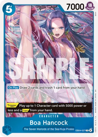 Boa Hancock (EB04-027) — The Azure Sea's Seven (OP14-EB04)