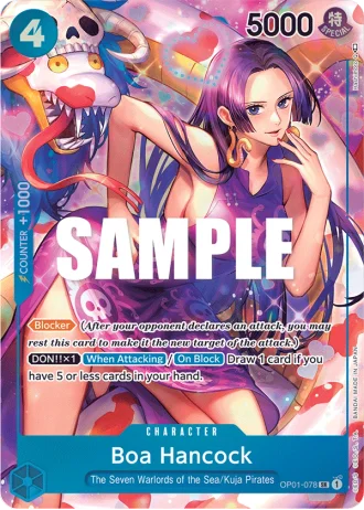 Boa Hancock (OP01-078) (Alternative Art) — Romance Dawn (OP01)