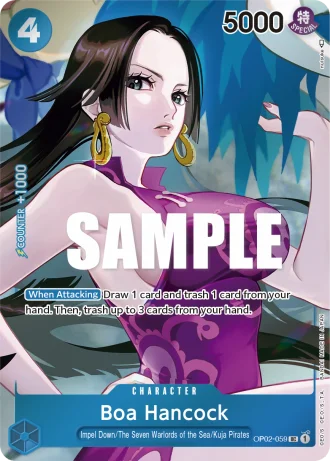 Boa Hancock (OP02-059) (Alternative Art) — Paramount War (OP02)