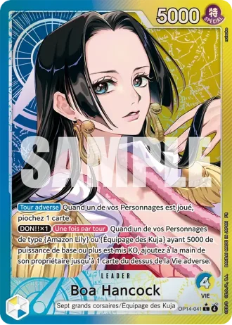 Boa Hancock (OP14-041) (Alternative Art) — Les Sept de la Mer d'Azur (OP14-EB04)