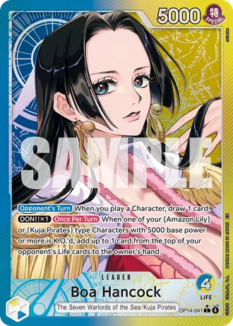 Boa Hancock (OP14-041) (Alternative Art) — The Azure Sea's Seven (OP14-EB04)