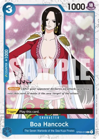 Boa Hancock (ST03-013) (Jolly Roger Foil) — One Piece The Best (PRB01)