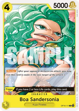 Boa Sandersonia (OP16-111) — The Time of Battle (OP16)