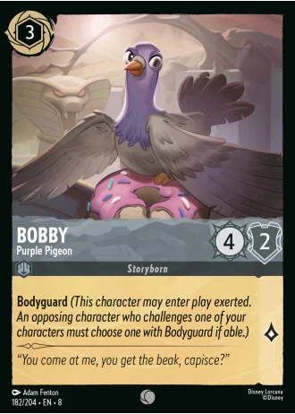 Bobby - Purple Pigeon #182/204 — Reign of Jafar