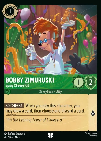 Bobby Zimuruski - Spray Cheese Kid #78/204 — Fabled