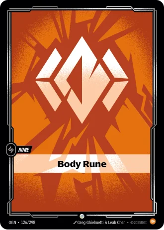 Body Rune #126/298 — Origins