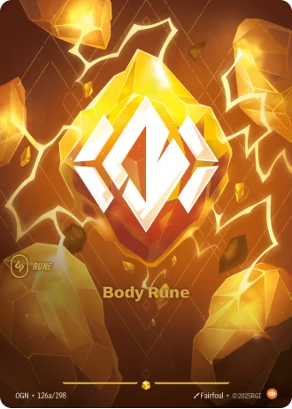 Body Rune #126a/298 — Origins