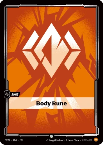 Body Rune R04 — Vendetta