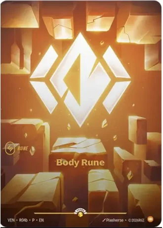Body Rune (Vendetta) R04b — Organized Play Promos