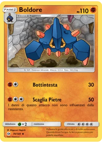 Boldore #70/149 — Sole e Luna