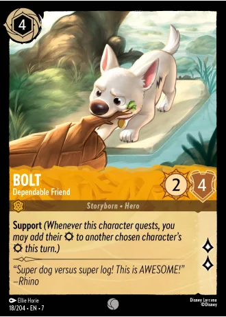 Bolt - Dependable Friend #18/204 — Archazia's Island
