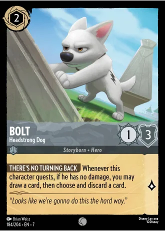 Bolt - Headstrong Dog #184/204 — Archazia's Island