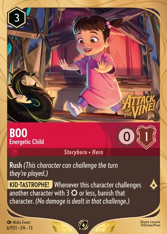 Boo - Energetic Child PD1-6/261 — Attack of the Vine!