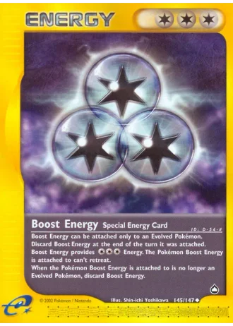 Boost Energy #145/147 — Aquapolis