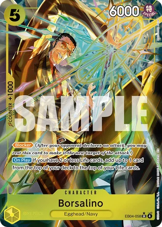 Borsalino (EB04-058) (Alternative Art) — Adventure on Kami's Island (OP15-EB04)