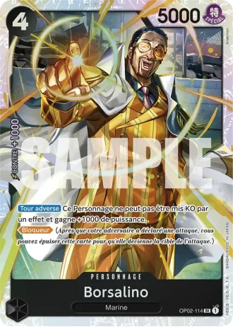 Borsalino (OP02-114) (Alternative Art) — ONE PIECE CARD THE BEST (PRB01)