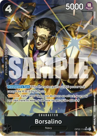 Borsalino (OP02-114) (Alternative Art) — One Piece The Best (PRB01)