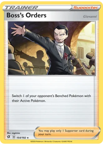 Boss's Orders (Giovanni) #154/192 — Rebel Clash