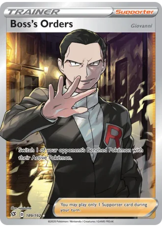 Boss's Orders (Giovanni) #189/192 — Rebel Clash