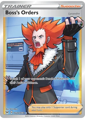 Boss's Orders TG24/30 — Trainer Gallery (Lost Origin)