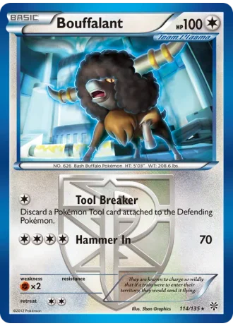 Bouffalant #114/135 — Plasma Storm