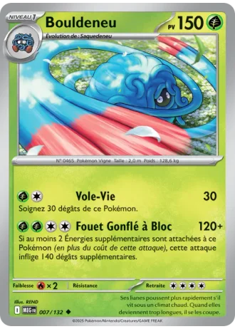 Bouldeneu #007/132 — Méga-Évolution